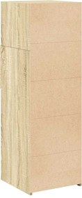 vidaXL Ντουλάπι Sonoma Δρυς 40x42,5x124 εκ. από Επεξεργασμένο Ξύλο