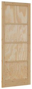 vidaXL Εσωτερική Πόρτα "ORKDAL" 83x232x4 cm Στερεό Ξύλο Πεύκου