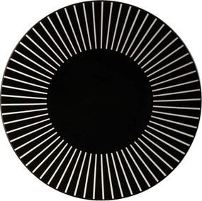 Πιάτο Φαγητού Ρηχό (Φ27) S-D Black Sun 140696
