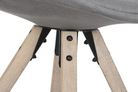 Καρέκλα Τραπεζαρίας DKD Home Decor Γκρι (Ανακαινισμenα A)