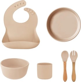 MinikOiOi Σετ BLW III από Σιλικόνη, Bubble Beige