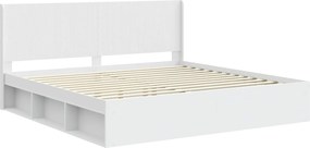vidaXL Καλάθι με αποθήκη και κεφαλάρι Λευκό 200 x 200 cm