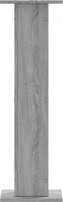 vidaXL Βάσεις Ηχείων 2 Τεμ. Γκρι Sonoma 30x30x95εκ. Επεξεργασμένο Ξύλο