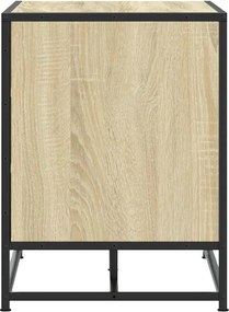 Πάγκος παπουτσιών vidaXL Sonoma Oak 80x40x53,5 cm