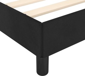 vidaXL Σκελετός Κρεβατιού Χωρίς Στρώμα Μαύρο 180x200 εκ. Βελούδινο