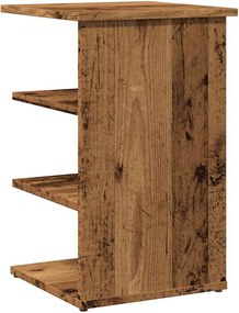 vidaXL Sideboard Παλιό ξύλο 35x35x55 cm Ξύλο μηχανής