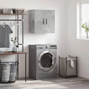 vidaXL Ντουλάπι Τοίχου Γκρι Σκυροδέματος 60x31x60 εκ. Επεξεργ. Ξύλο
