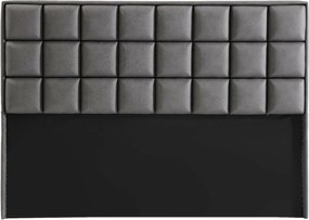 Double Bed Base &amp; Headboard Abella 180 x 200 - Grey Grey