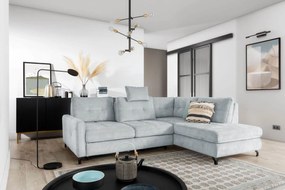 Γωνιακός καναπές Kognito plus-Δεξιά-Gkri Anoixto