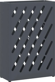 vidaXL Βάση ομπρέλας βροχής Ανθρακί 28 x 12 x 41 εκ Ατσάλι