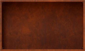 vidaXL Γλάστρα Κήπου 2 τμχ. Σκ rusty 50 x 30 x 75 εκ