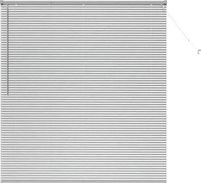 vidaXL Βενετσιάνικες Ρόδες Ασημί 175 x 155 εκ Αλουμίνιο