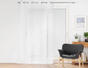 Κουρτίνα Χαμηλής Σκίασης Pompinou Douceur d'intérieur με κρίκους και διαστάσεις 140x240cm