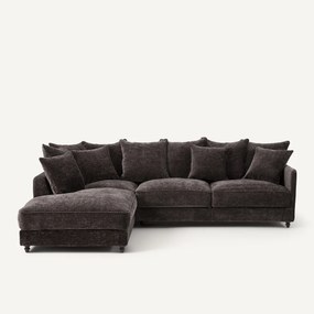 Γωνιακός καναπές-κρεβάτι από ανακυκλωμένο πολυεστέρα, Lazare