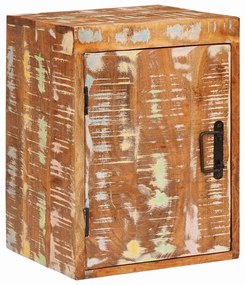 vidaXL Κομοδίνο Καφέ 35 x 33 x 48 εκ Ανακτημένο Στερεό Ξύλο