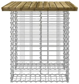 Παγκάκι Κήπου Συρματοκιβώτιο 100x70x72εκ. Εμποτ. Ξύλο Πεύκου - Καφέ