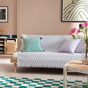Ριχτάρι Τριθέσιου Καναπέ (180x310) Gofis Home Denise Violet 518/19
