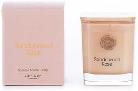 Αρωματικό Κερί 180gr Nef-Nef Homeware Sandalwood Rose