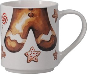 Χριστουγεννιάτικες Κούπες 265ml (Σετ 4τμχ) K-M Gingerbread Q96001500