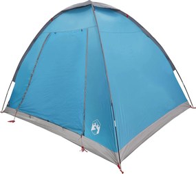 vidaXL Σκηνή Camping με στέγη Μπλε 2 Άτομα Πολυεστέρας και Χάλυβας