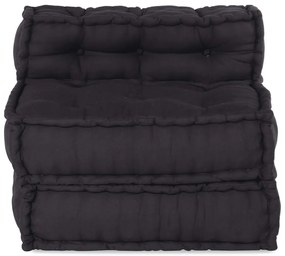 Modular Pouffe Anthracite 70x70x54 ύφασμα - Ανθρακί