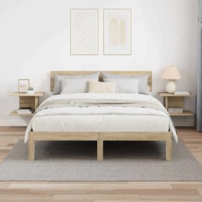 vidaXL Κομοδίνο 2 pcs Δρύς Sonoma 40 x 30 x 25 εκ Επεξεργασμένο ξύλο