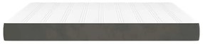 vidaXL Στρώμα με Pocket Springs Σκούρο Γκρι 160x210x20 εκ. Βελούδινο