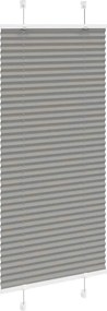 vidaXL Πλισέ περσίδα Ανθρακί 55x150 cm Πλάτος υφάσματος 54,4 cm