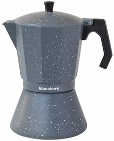 Καφετιέρα Espresso Xειρός Klausberg KB 7298, 12 φλιτζανιών, 600 ml, Επαγωγή, Γκρι