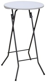 Τραπέζι Κέτερινγκ 41.0204 61x110cm White-Grey Zita Plus