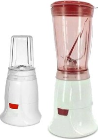 Hoomei HM-6708R Μπλέντερ με Γυάλινη Κανάτα 0.4lt 200W Κόκκινο