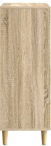 vidaXL Πλαϊνό γραφείο με συρτάρι Sonoma Δρυς 66 x 34,5 x 95 εκ.