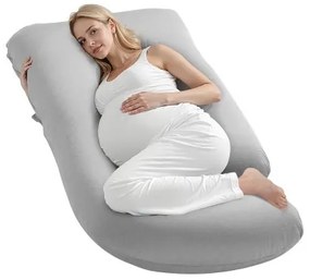 VEVOR Pregnancy Pillow G-Shaped Full Body Maternity Pillow Soft and Breathable