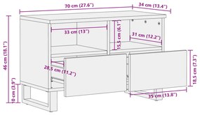 ΈΠΙΠΛΟ ΤΗΛΕΟΡΑΣΗΣ 70X34X46 ΕΚ. ΜΑΣΙΦ ΑΚΑΤΕΡΓ. ΞΥΛΟ ΜΑΝΓΚΟ 377441