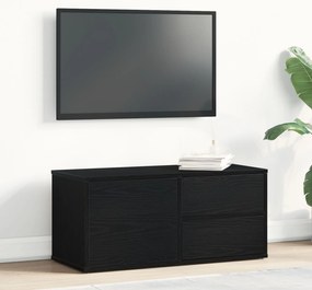 Κονσόλα Τηλεόρασης από δρυς 80x34x35,5 εκ Επεξεργασμένο ξύλο