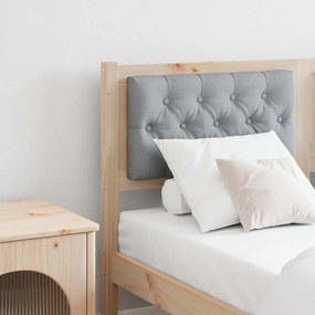 vidaXL Κεφαλάρι Άλλο Καφέ και ανοιχτό γκρι 150 cm Μασίφ ξύλο πεύκου