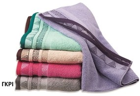 Πετσέτα Θάλεια Γκρί DimCol Body 70x140cm 100% Cotton