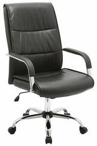 Καρέκλα γραφείου Mesa 405, Μαύρο, 105x61x72cm, 15 kg, Με μπράτσα, Με ρόδες, Μηχανισμός καρέκλας: Κλίση | Epipla1.gr