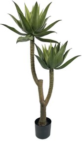 Διακοσμητικό φυτό Lotus σε γλάστρα Inart πράσινο pp Υ120εκ