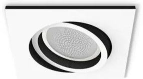 Έξυπνο Χωνευτό Σποτ Led GU10 5,7W RGBW Hue Centura Philips Hue-929003047701-Λευκό 929003047701