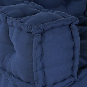 vidaXL Μοντέρνο Pouffe Ινδigo 140x70x36 Ύφασμα