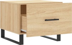 vidaXL Τραπεζάκια Σαλονιού 2 τεμ Sonoma Δρυς 50x50x40 εκ Επεξ. Ξύλο