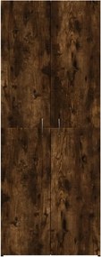 vidaXL Αρχειοθήκη Καπνιστή Δρυς 60x32x153 εκ. Επεξ. Ξύλο