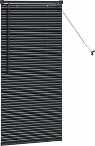 vidaXL Βενετσιάνικες Ρόδες Μαύρο 130 x 60 εκ Αλουμίνιο