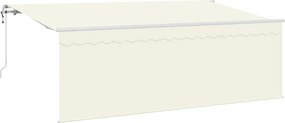 vidaXL Σκηνίτσα Αναδιπλούμενη Κρεμ 400 x 200 cm