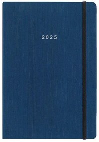 Next ημερολόγιο 2025 fabric ημερήσιο flexi μπλε με λάστιχο 17x25εκ.  τμχ.