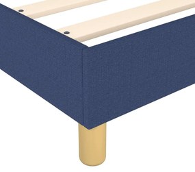 Πλαίσιο Κρεβατιού Boxspring Μπλε 120x200 εκ. Υφασμάτινο - Μπλε