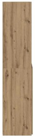 vidaXL Highboard Artisan Oak 80 x 42,5 x 185 εκ Επεξεργασμένο ξύλο