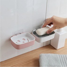 Σαπουνοθήκη Πλαστική με Βεντούζα Smile