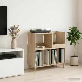 vidaXL Βάση πικάπ Sonoma Δρυς 82 x 39,5 x 82,5 εκ Επεξεργασμένο Ξύλο